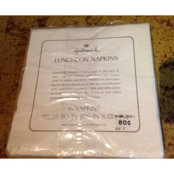 Vintage Hallmark Firetruck Fireman NEW PAPER LUNCHEON NAPKINS Happy Birthday - Picture 3 of 4